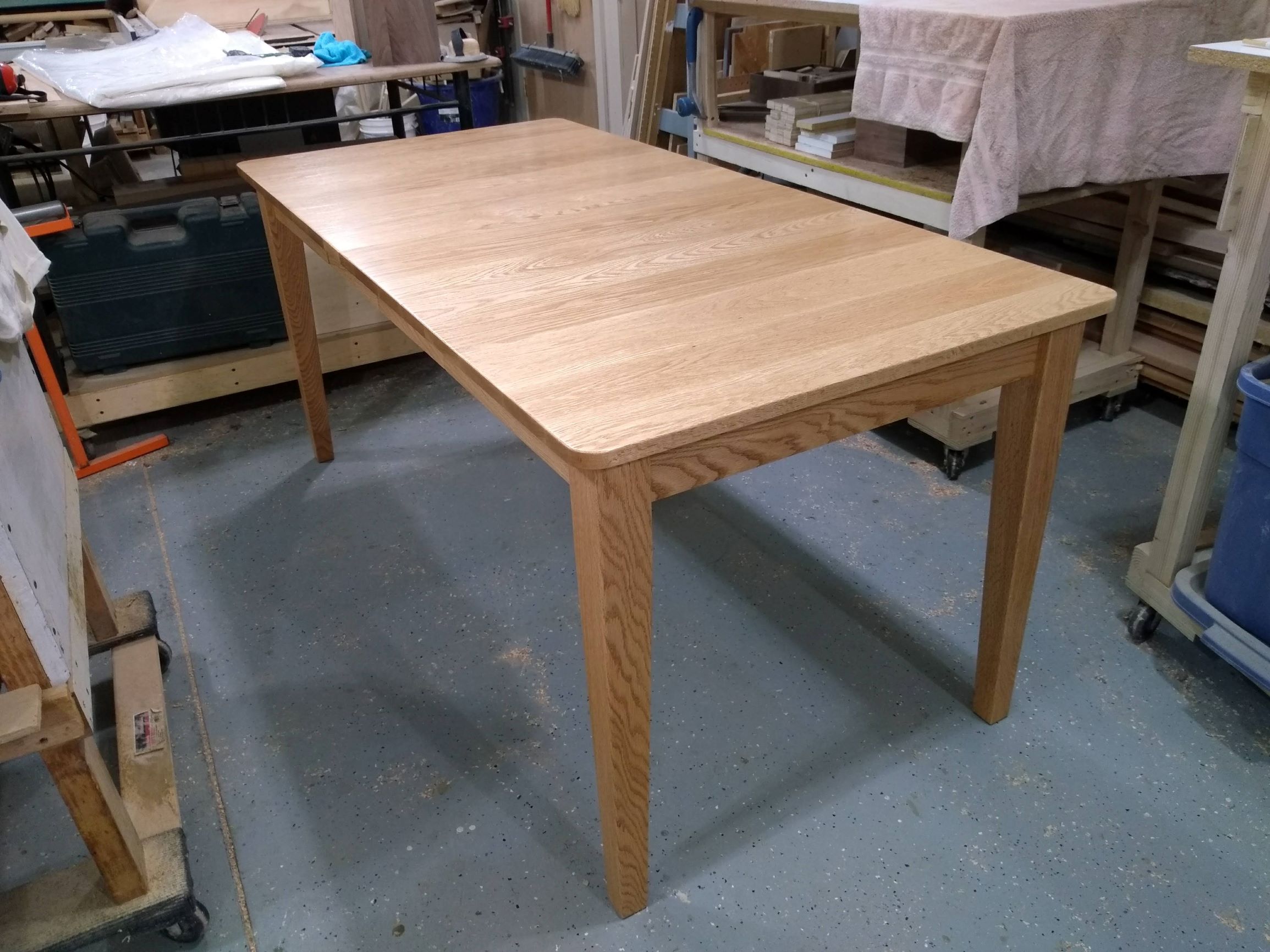 oak kitchen table plans